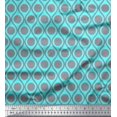 thumbnail image 1 of Soimoi Rayon Fabric Dot & Ogee Damask Print Sewing Fabric Yard 56 Inch Wide, 1 of 3