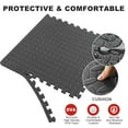XPRT Fitness 1/2’’ Thick Interlocking Foam Mat Exercise Fitness Equipment Mat 36 pieces Tiles