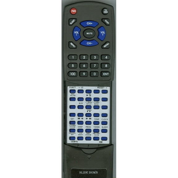 Replacement Remote for AIWA 8CCL5701010, RTU0005615U, ZREM50U, XREM50U
