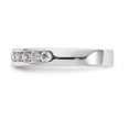 thumbnail image 2 of Auriga Fine Jewelry 14K White Gold 11-Stone Diamond Band for Women Size 6 (0.55ct, Color- G-H-I, Clarity- I1), 2 of 6