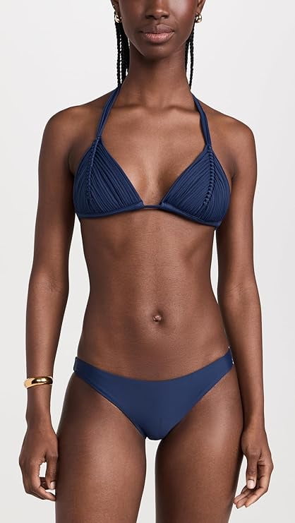 PQ Swim Women's Basic Ruched Bikini Bottoms - Moderate Rise, Fuller Coverage, Womens Swimsuit Bottoms - Full