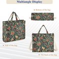thumbnail image 6 of FORMRS Womens Corduroy Tote Bag Crossbody Shoulder Handbag with Pocket, Christmas Bows, 6 of 7