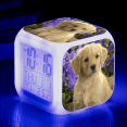thumbnail image 1 of HANNTAOO Reloj despertador LED con diseño de fútbol, creativo reloj de mesa, reloj digital electrónico brillante y colorido para adultos, niñas, niños y niños, juguete para regalo de cumpleaños, 1 of 7