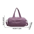 thumbnail image 3 of Bucket Luggage Bag Women's Travel Bag Waterproof Nylon Bag Versatile Shoulder Crossbody Gym Bag Large Capacity, 3 of 6