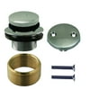 Tip Toe Universal Tub Trim with Two-Hole Faceplate in Satin Nickel