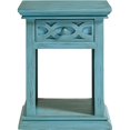 thumbnail image 1 of Progressive Furniture A708-69T Luna Table de Chevet&44; Turquoise Antique, 1 of 1