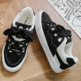 thumbnail image 6 of CHICVOMEY Retro Platform Sneakers for Women Fashion Sneakers Non-Slip Casual Lace Up Trendy Shoes Walking Shoes, 6 of 6