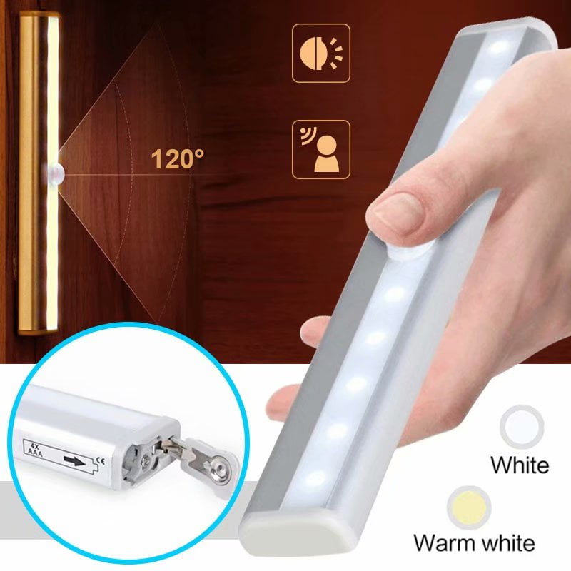 VicTsing 10 LED Motion Sensor Closet Light PIR Motion Sensor Wireless Light For Stairway Pantry