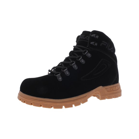 Fila Mens Diviner FS Faux Suede Fitness Hiking Boots Black 12 Medium (D)
