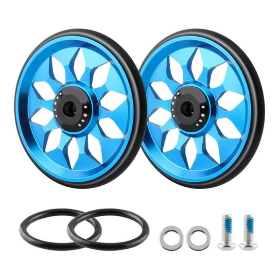 Splihome for Brompton Compatible Folding Bike Easy Training Wheels with Aluminum Alloy