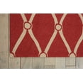 thumbnail image 4 of Nourison Portico Geometric Red 8' x 10'6" Area Rug, (8x11), 4 of 6
