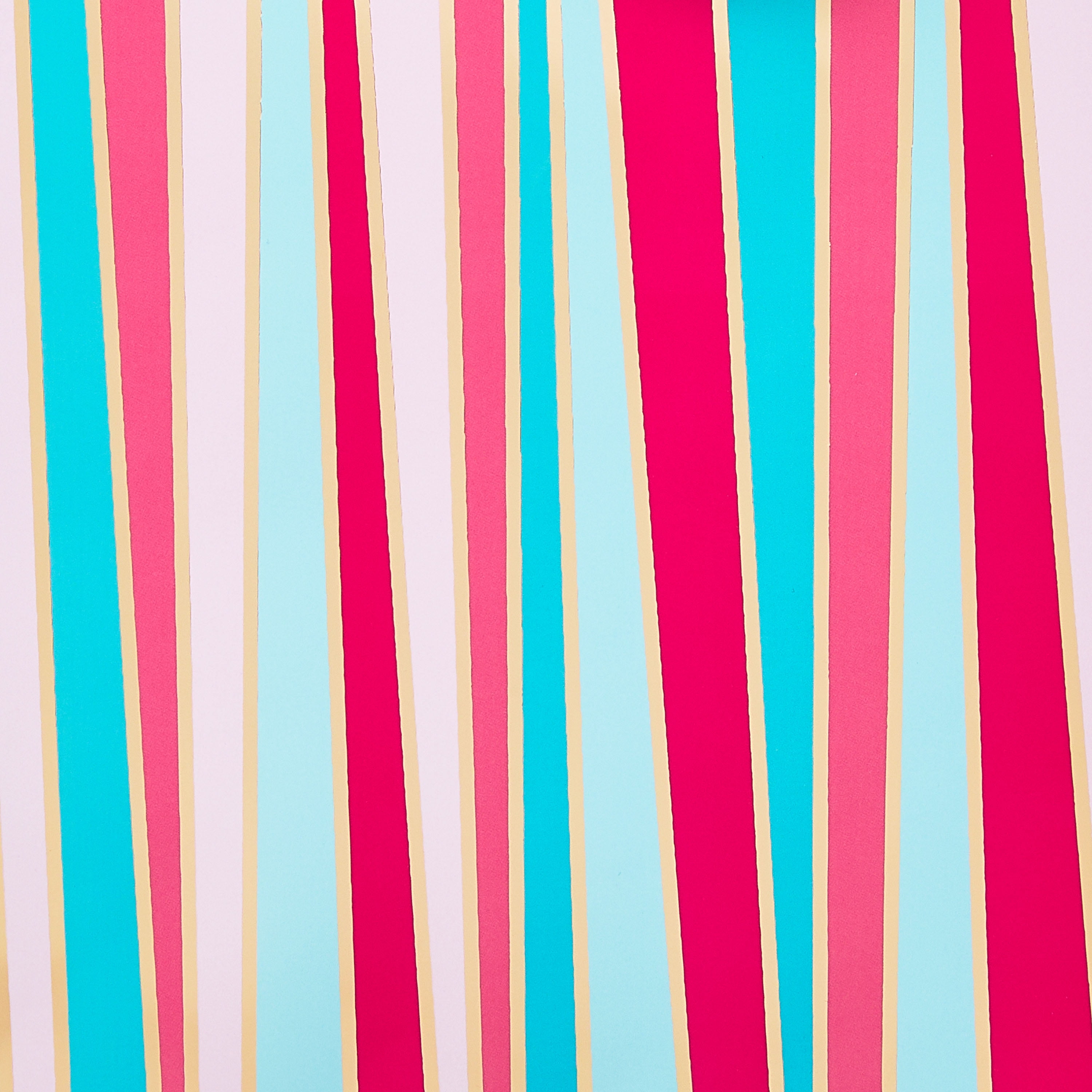 (6 pack) Multicolor Stripes Paper Gift Bag, 10" x 12", by Way To Celebrate