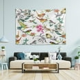 thumbnail image 4 of FREEAMG Floral Bird Pattern Tapestry Aesthetic Tapestry Wall Hanging for Home Decor 60" x 40" Inches, 4 of 6