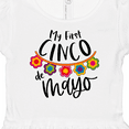 thumbnail image 4 of Inktastic My First Cinco de Mayo- Flowers Girls Baby Dress, 4 of 5