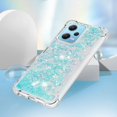 thumbnail image 4 of Slim Fit Phone Case for Redmi Note 12 4G, Glitter Liquid Quicksand Effect Silicone Soft TPU Case with Camera Lens and Screen Protection for Redmi Note 12 4G,LSWT Silvery Blue, 4 of 12