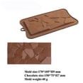 thumbnail image 5 of Chocolate Bar Molds, Break-Apart Chocolate Molds,Small Break Apart Chocolate Molds Non-Stick Reusable DIY Baking Molds Candy Protein & Energy Bar Moulds Pack of 2, 5 of 5