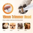 thumbnail image 3 of Mcbazel 2-in-1 Rechargeable Pet Nail Grinder & Hair Trimmer with LED Light for Small & Large Dogs Cats, 3 of 9