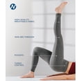 thumbnail image 3 of Nirlon Yoga Leggings For Women - High Waisted Womens Leggings With Pockets, 3 of 5