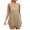 00 # Khaki, variant on REORIAFEE Two Piece Outfits for Women Summer Set Travel Outfit Women's Spring Summer Tank Top Shorts Two Piece Casual Home Set Army Green S