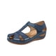 thumbnail image 2 of Nuevas cuñas bordadas huecas con suela gruesa Sandalias de mujer con hebilla en el dedo del pie Wmkox8yii shjk5858, 2 of 3