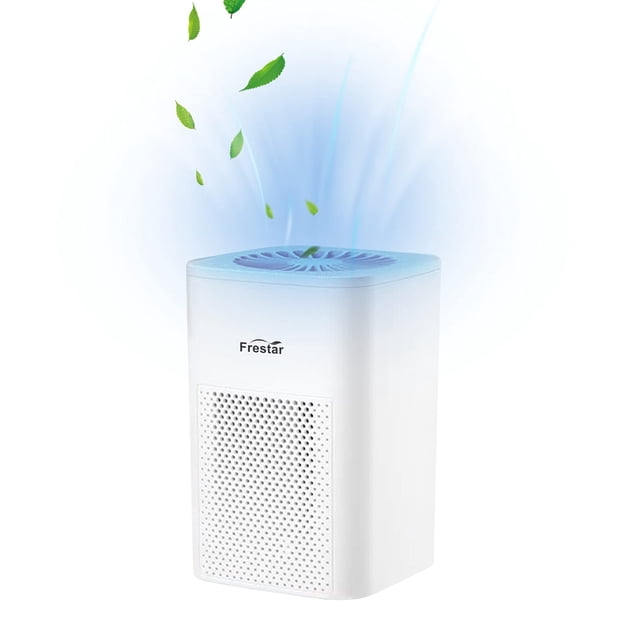 Purificador de aire frestar, filtro HEPA de escritorio, alimentado por USB, blanco