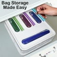 thumbnail image 4 of Ziploc Bag Organizer for Kitchen Drawer, Ziplock Sandwich Baggie Holder Storage, Poly Bag Dispenser, Knox Home & Health, 4 of 5