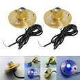 thumbnail image 1 of Paquete de 2 Tapones de Drenaje con Luz LED Cola Para Garboard Color Azul, 1 of 8