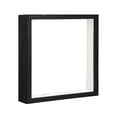 thumbnail image 1 of Marco de fotos con caja de sombra, decoración de mesa, 8 x 8 pulgadas, cuadrado profundo, decoración de pared Negro, 1 of 7