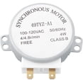 thumbnail image 1 of The Lord of the Tools 1pc 120V AC Microwave Turntable Synchronous Motor Spindle Turntable Motor 11002014000014 TYJ50-8A19 Compatible with Solo Microwave Oven 4/4.8 RPM, 1 of 7