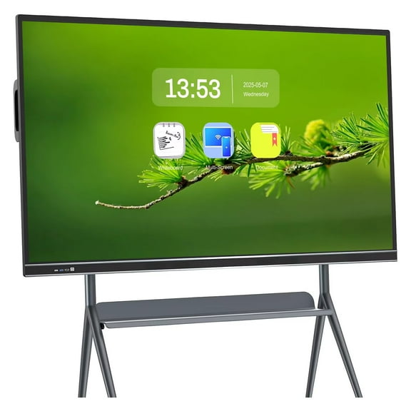 Interactive Smart Board 75 Inch, Maximize Engagement! All-in-One Touch Screen Interactive Whiteboard with Dual System & Cloud Sharing - Digital Whiteboard for Education & Office​
