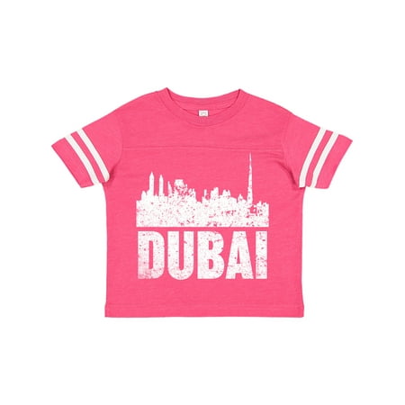 

Inktastic Dubai City Skyline with Grunge Gift Toddler Boy or Toddler Girl T-Shirt