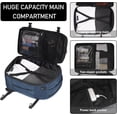 thumbnail image 4 of Carry on Travel Backpack for Men, Airline Approved 18x14x8 Spirit Airlines Personal Item Bag, 13 Pockets Casual Daypack, Waterproof Gym Backpacks 30L, 4 of 9