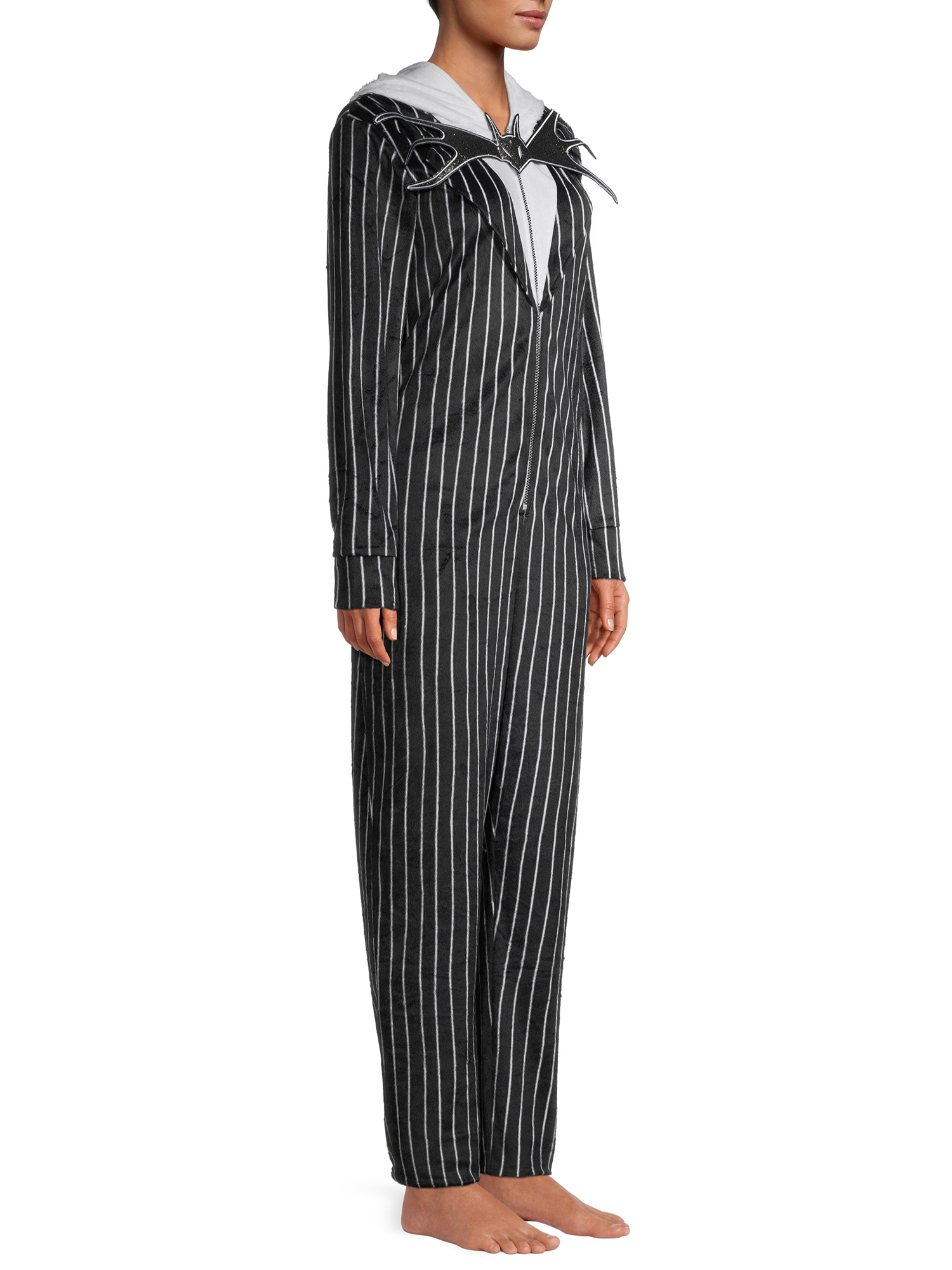 Disney Women's Nightmare Before Christmas Hooded Union Suit - image 4 of 6