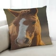 thumbnail image 1 of Ahgly Company Animals Horse Indoor Throw Pillow, 18 inch by 18 inch, 1 of 6