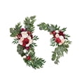 thumbnail image 2 of Dalazy 2 Pieces Silk Display Fake Plant Hanging Decorative for Wall Holiday Wedding, 2 of 9