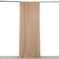 thumbnail image 2 of BalsaCircle 5x10 feet Nude 4-Way Stretch Spandex Divider Backdrop Curtain Home Decorations, 2 of 6