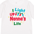 thumbnail image 4 of Inktastic Christmas I Light up Nonna's Life Boys or Girls Long Sleeve Toddler T-Shirt, 4 of 5