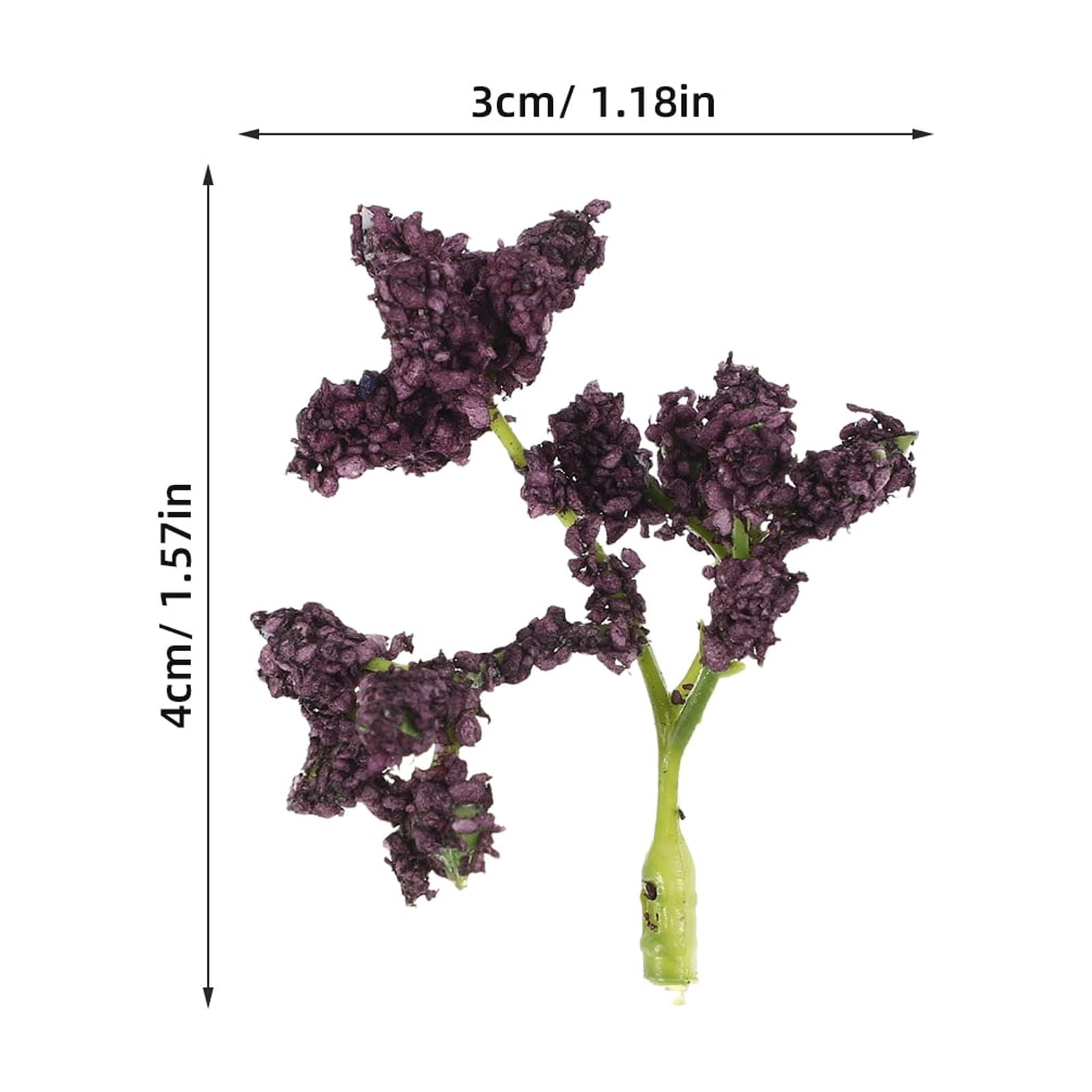 TABLZONE 100Pcs Purple Artificial Foam Flower Stamens for DIY Decoration Wedding Party Floral Crafts