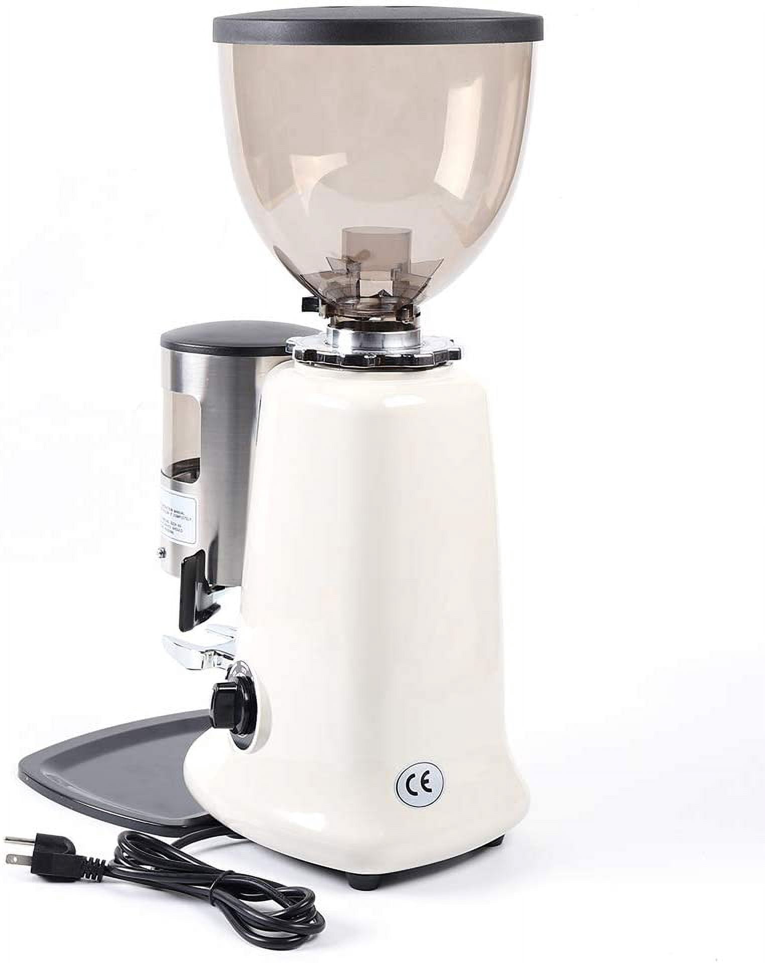 Fetcoi, Commercial Coffee Grinder Electric Burr Coffee Bean Grinder Grinding Machine Heavy Duty Cast Aluminum Body