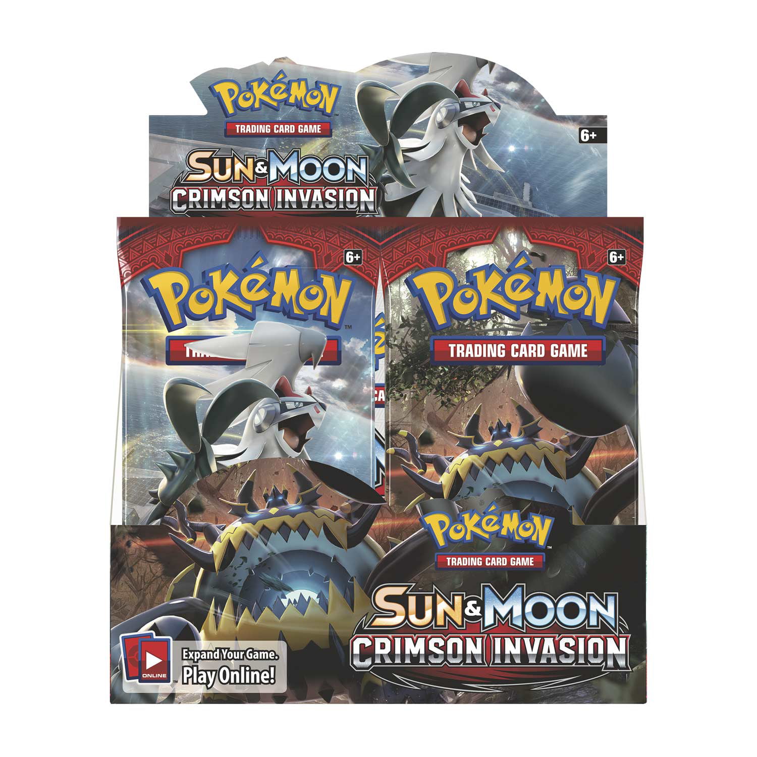 Pokemon TCG Sun & Moon Crimson Invasion Booster Box 36 Packs English FACT SEALED