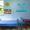 thumbnail image 3 of To Infinity And Beyond You are Amazing Peace Love forever Quote Wall Design Wall Art Sticker Designs Vinyl Stickers For Home House Walls Rooms Windows Bedroom Decoration Size (12x12 inch), 3 of 3