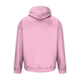 thumbnail image 4 of bbymog Men's Fashion Hoodies & Sweatshirts Printed Long Sleeve Pullover Top Plus Size Solid Color Clothes with Pocket Pink B XL, 4 of 5