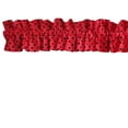 thumbnail image 2 of Small Dots Cotton Curtain Sleeve Topper Window Treatment, 2 of 11