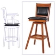 thumbnail image 5 of Uxcell 2 Pack Seat Swivel Base A3 Steel Plate, 8 Inch Bar Stool Swivel for Recliner Chair & Bar Stool, Black, 5 of 6