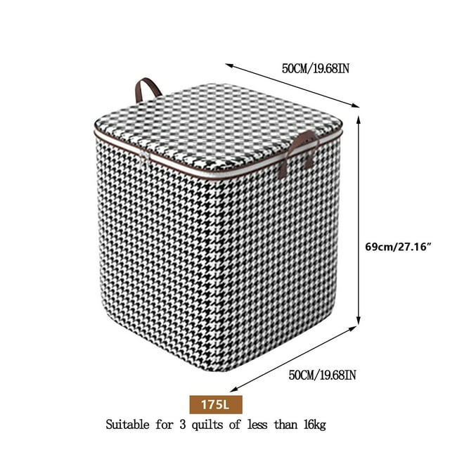 Rbaofujie Bacs de Rangement Pliables Sac de Rangement pour Vêtements Triage de Garde-Robe Boîte de Rangement Portable Boîte de Rangement pour Tasses d'Hiver (180L) Sacs de Rangement pour Vêtements