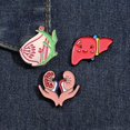 thumbnail image 2 of Broche Médicale Orgue Motif Créatif Badge (Style Rein), 2 of 5