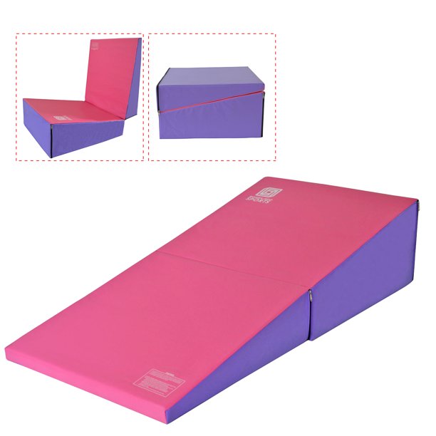 ModernDepo Gymnastics Wedge Mats Folding for Tumbling Home Incline