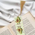 thumbnail image 6 of Kdxio Avocado1 Print Metal Tassel Bookmarks,Perfect Gift for Art Lovers and Bookworms Metal Bookmarks for Women, 6 of 8