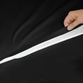 thumbnail image 6 of DNG Creations 6 Piece Zipper Sheet Set - Include (1 Fitted Sheet Base, 2 Base Sheet has Zipper, 1 Flat Sheet And 2 Pillowcase) 10 Inch Deep Pocket ( Solid Black / Queen ), 6 of 7