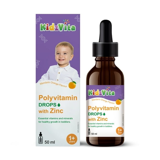KidzVita Polyvitamin Drops with Zinc 50ml